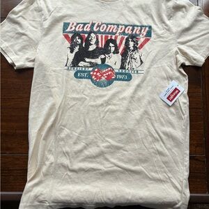 Wrangler Cream Graphic Bad Company Tee